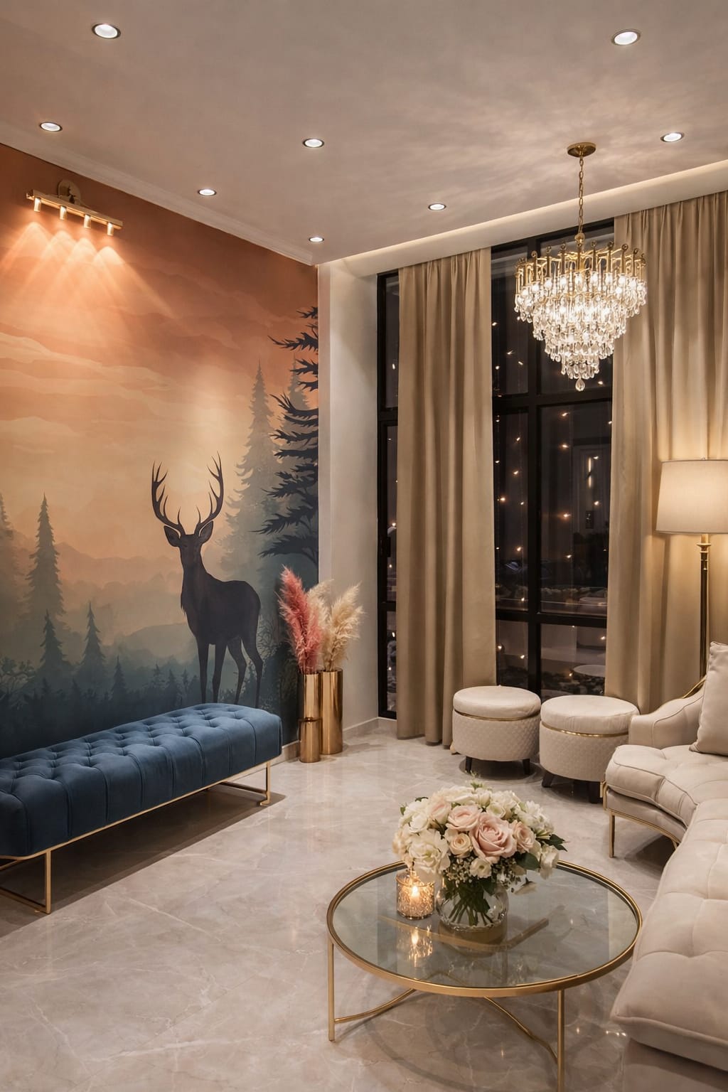 Modern Living Room After