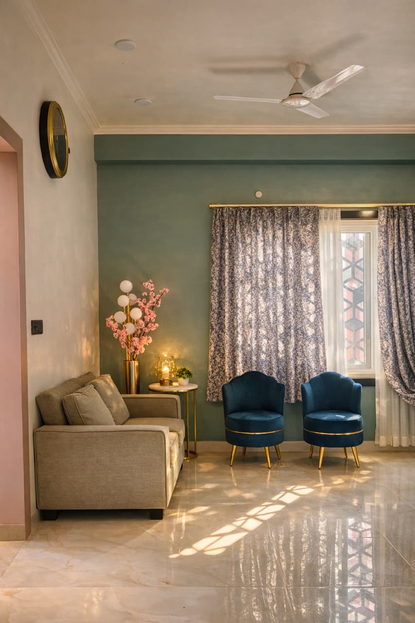 Empty Living Room Before