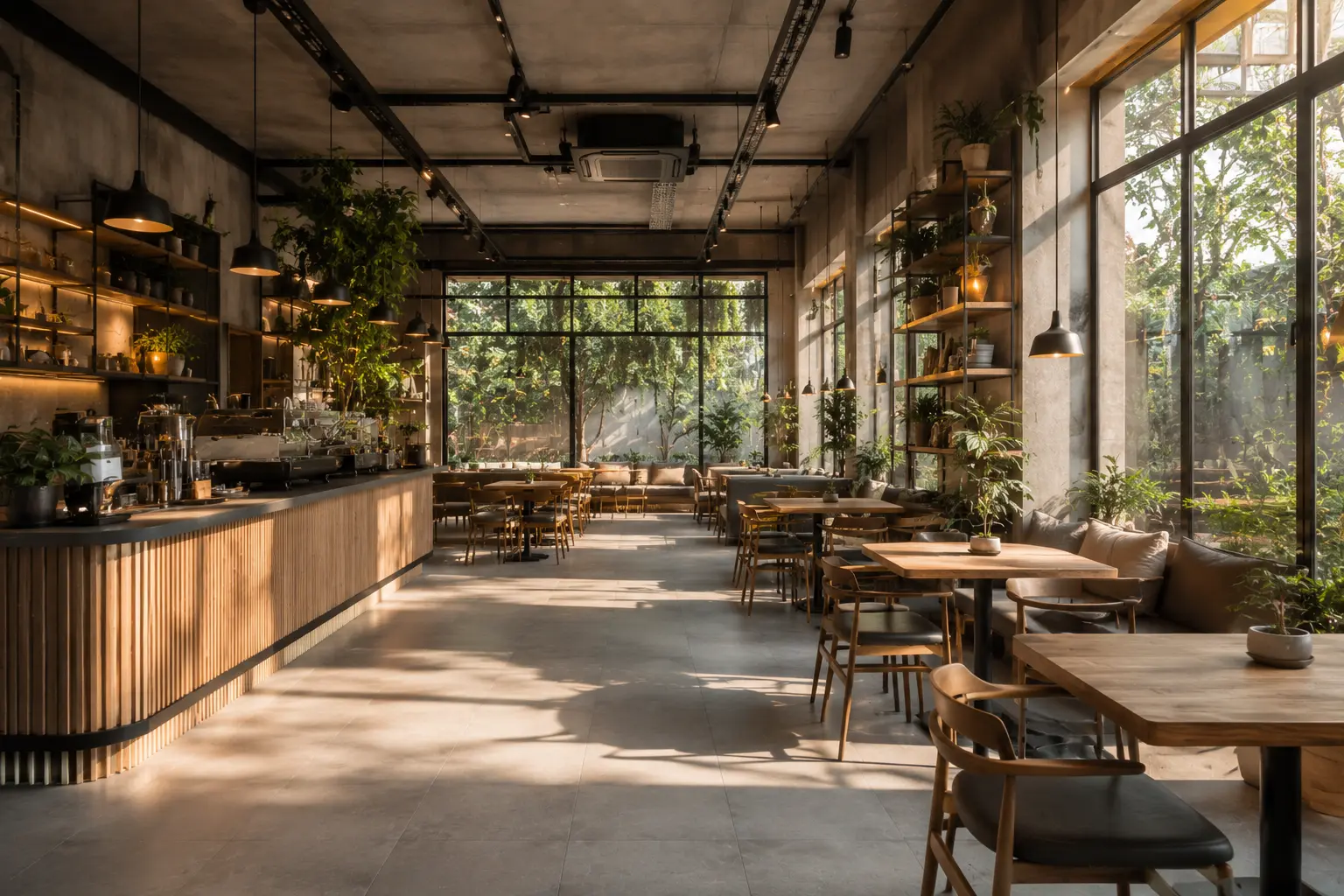 Cafe interior design in Lucknow