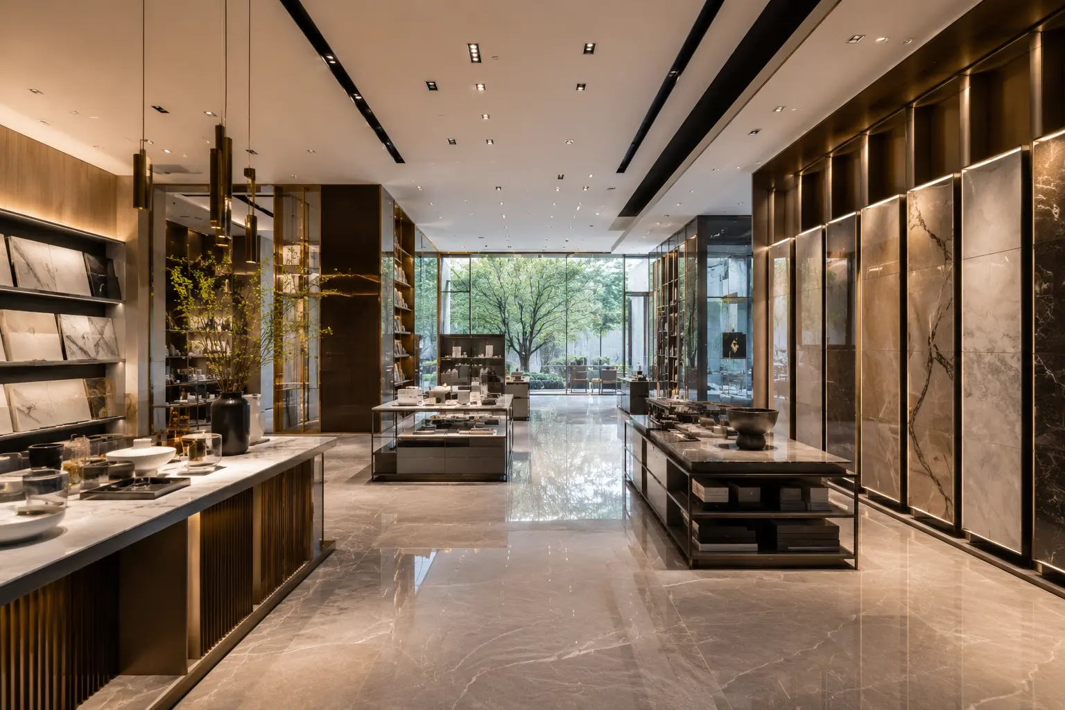 Showroom interior design in Lucknow