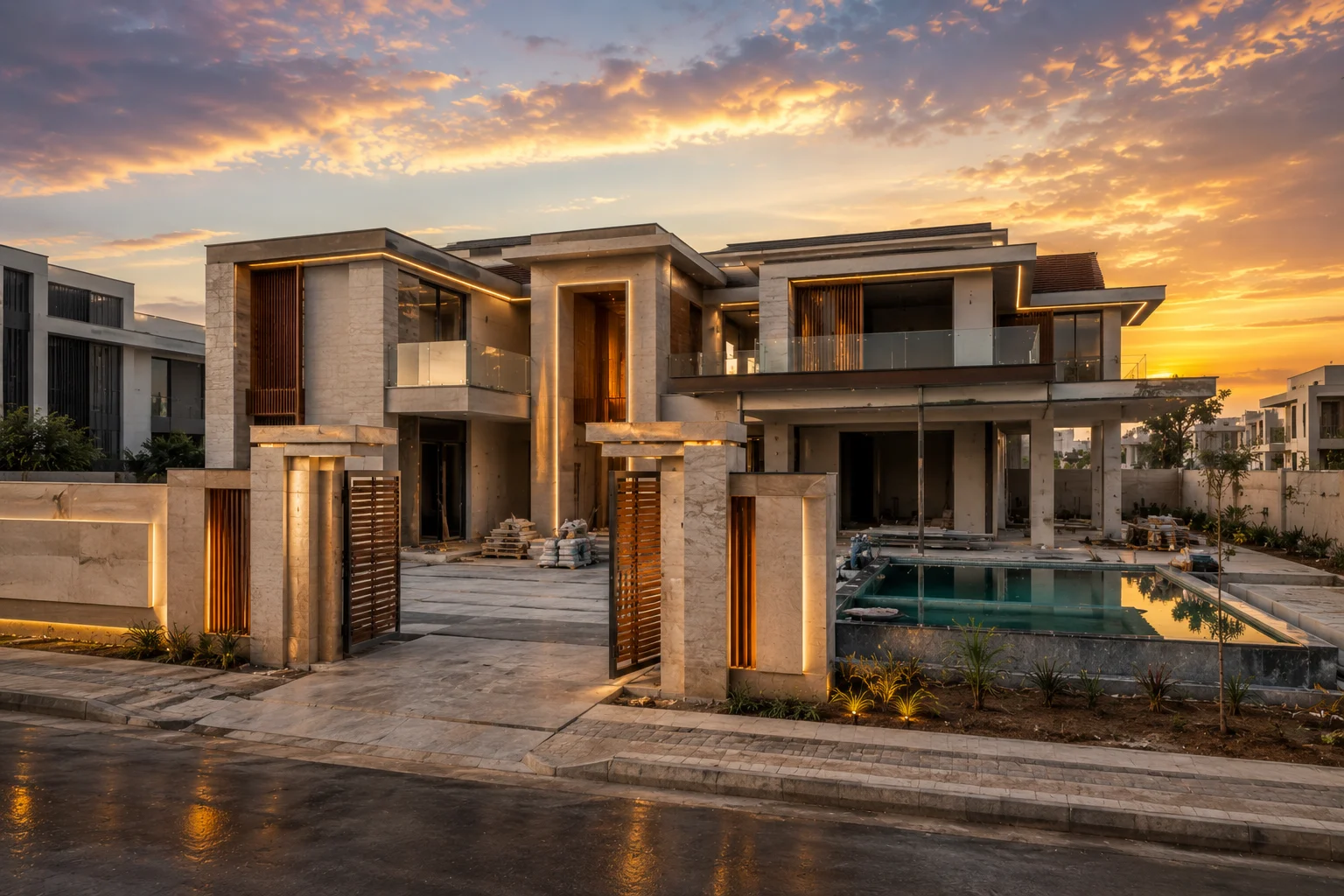 Luxury villa construction in Lucknow