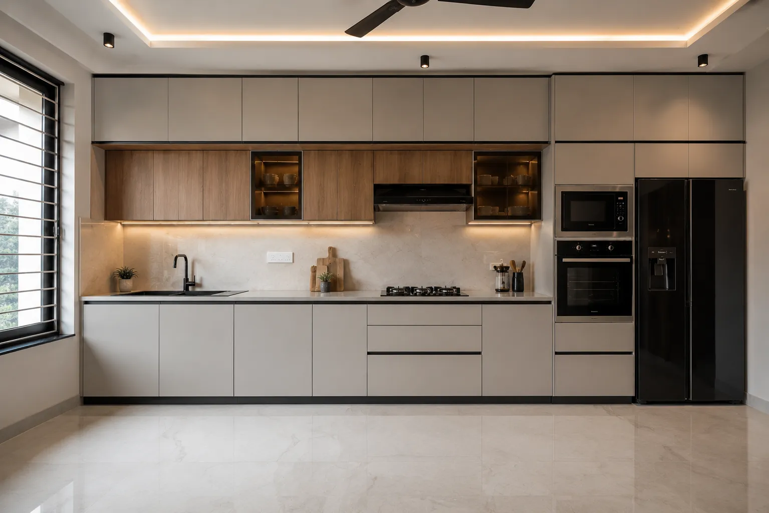Straight Kitchen in Lucknow